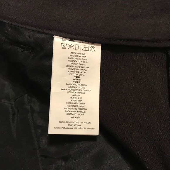 NWOT Celebrity Style Michael Kors Culottes Black Viscose Size 6 - Picture 13 of 15